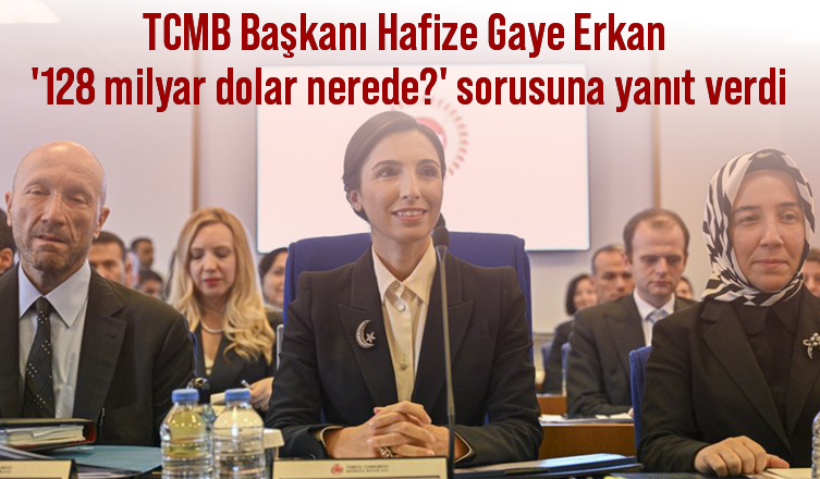 TCMB Başkanı Hafize Gaye Erkan '128 milyar dolar nerede?' sorusuna yanıt verdi